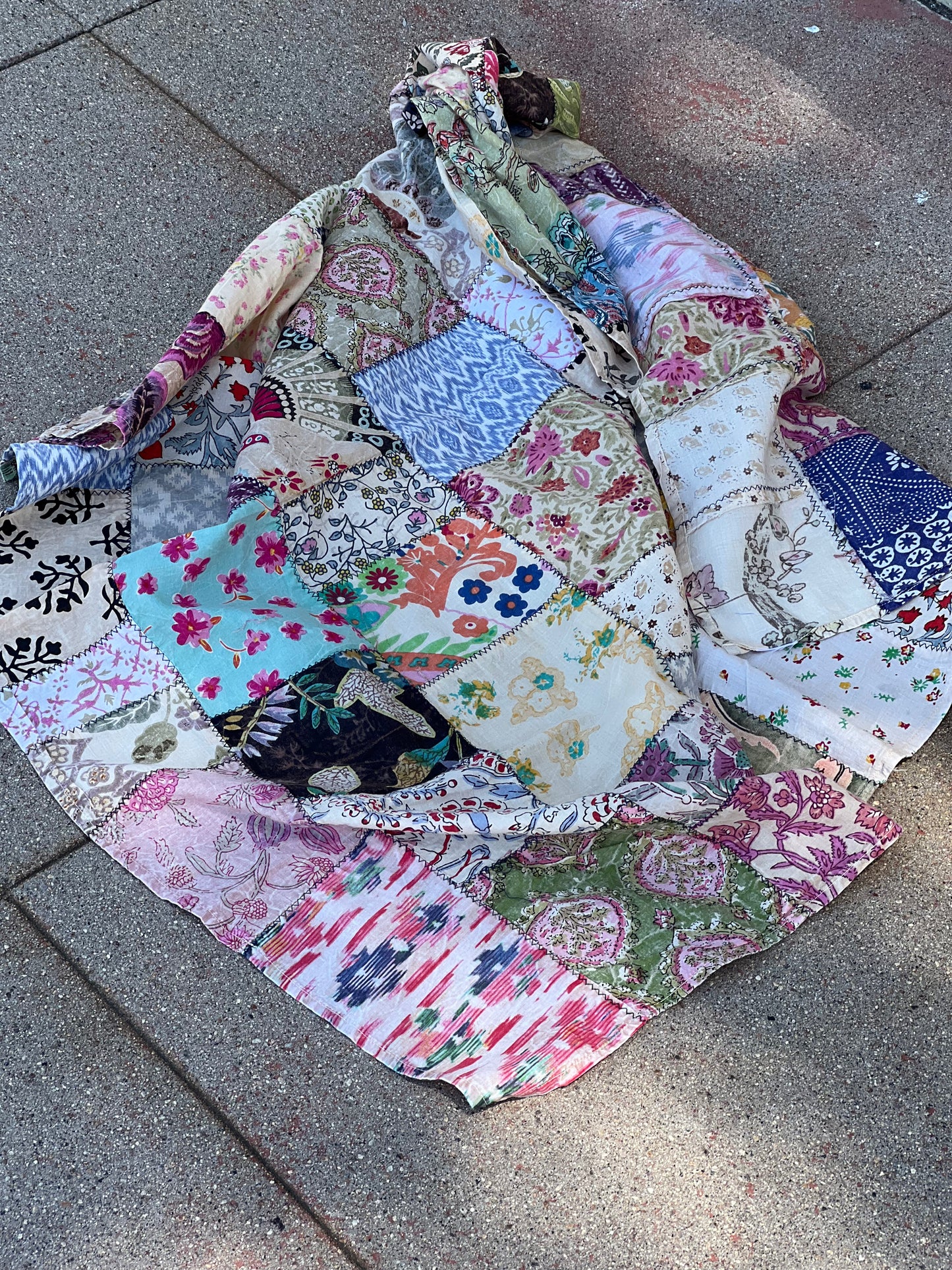 Sweet Patchwork Scarf