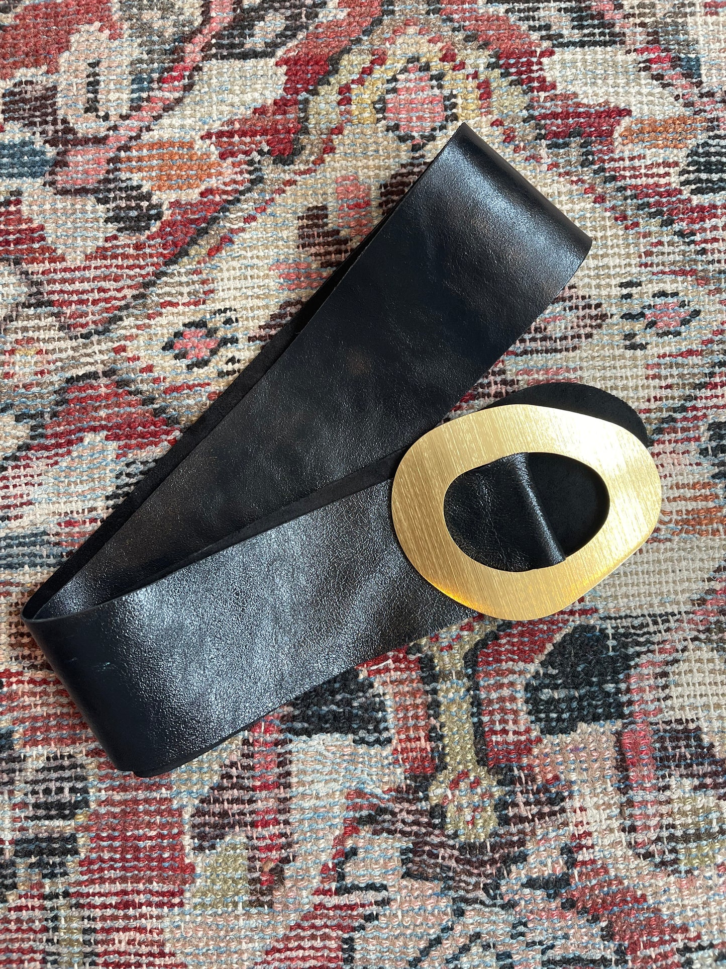 Black Leather Belt
