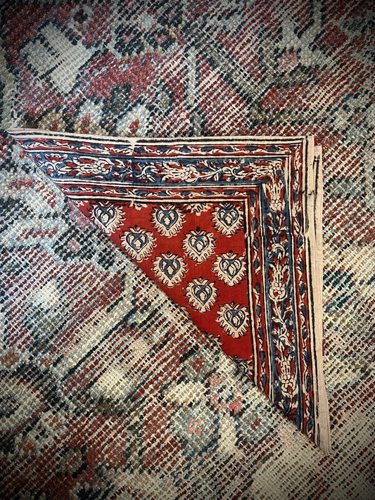 Bandana in Red Milagro Heart