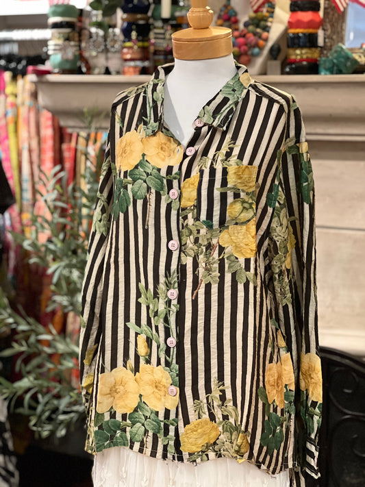 Libertine Shirt in Yellow Rose