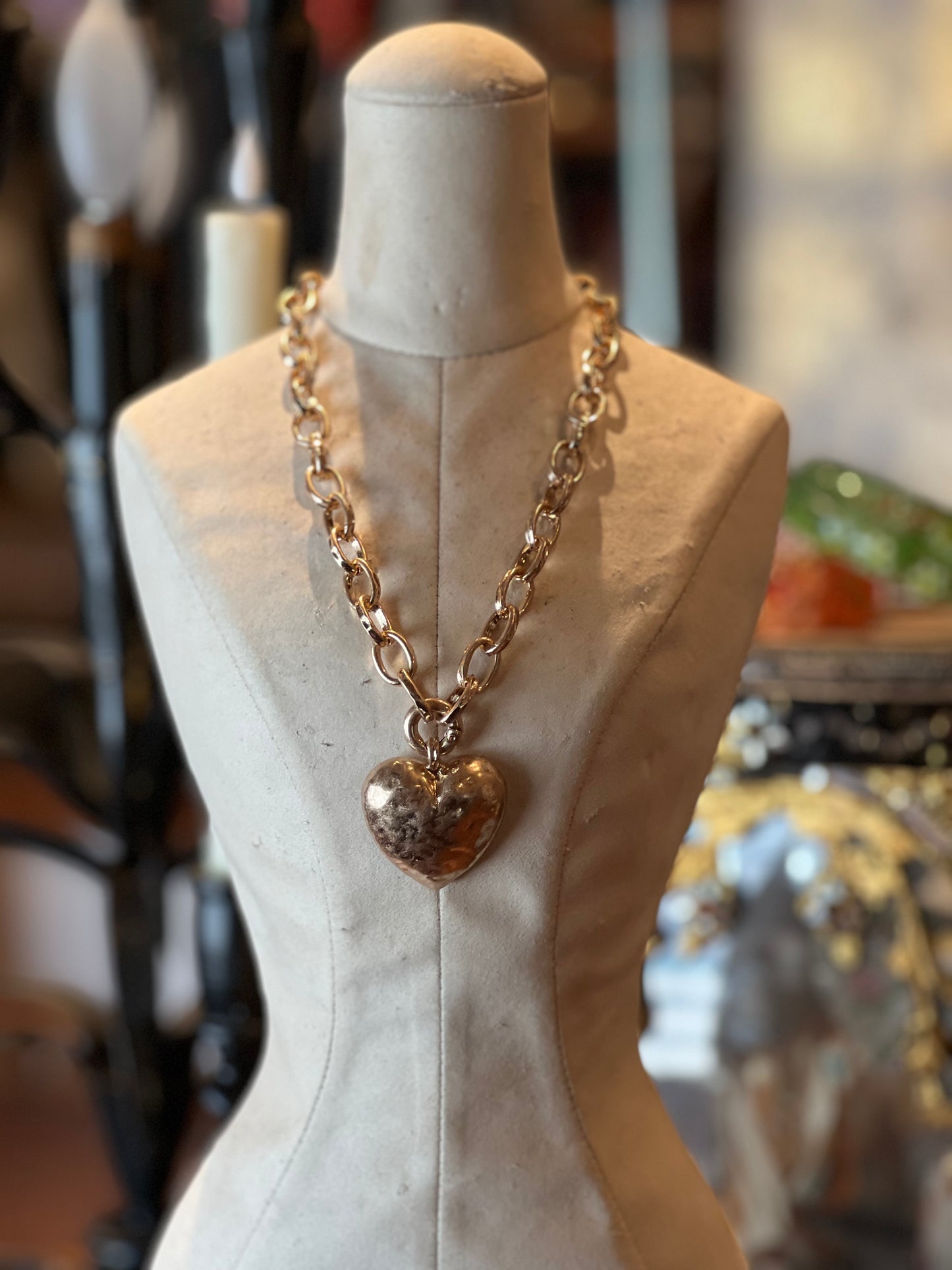 Golden Heart Necklace