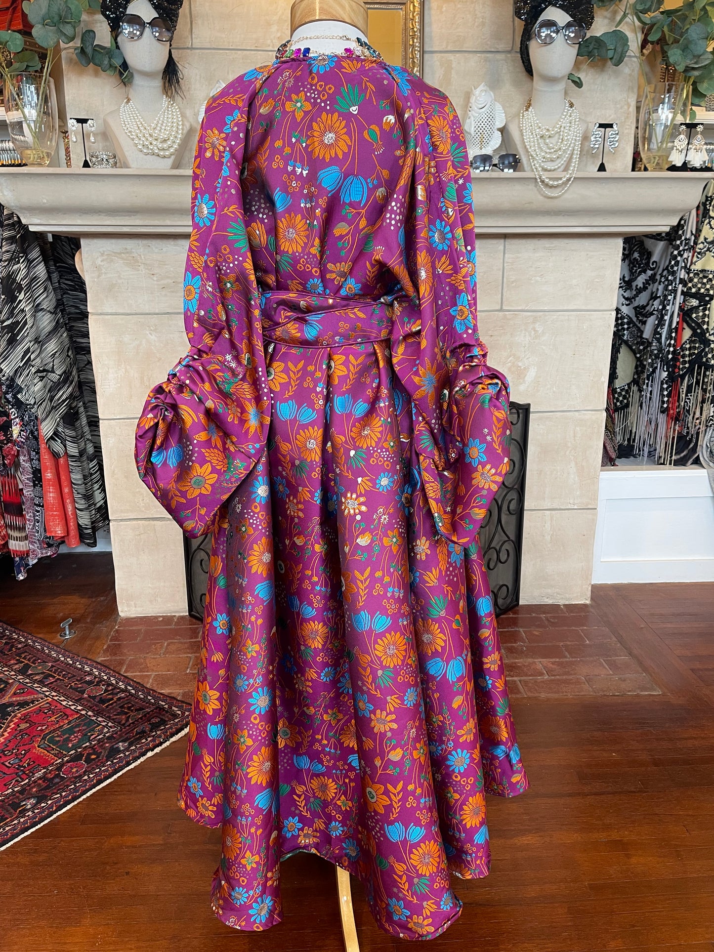 L'Opera Coat in French Fuchisa