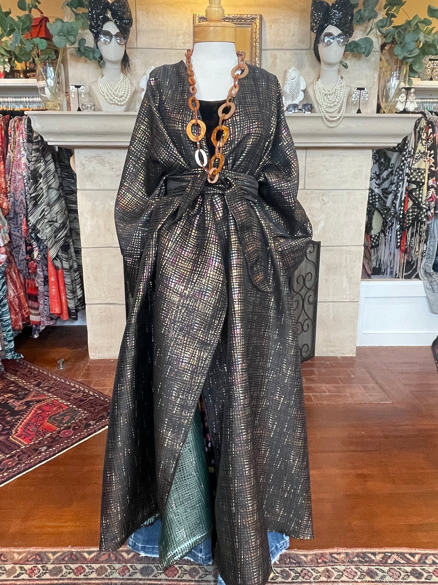 L'Opera Coat in Dark Rainbow
