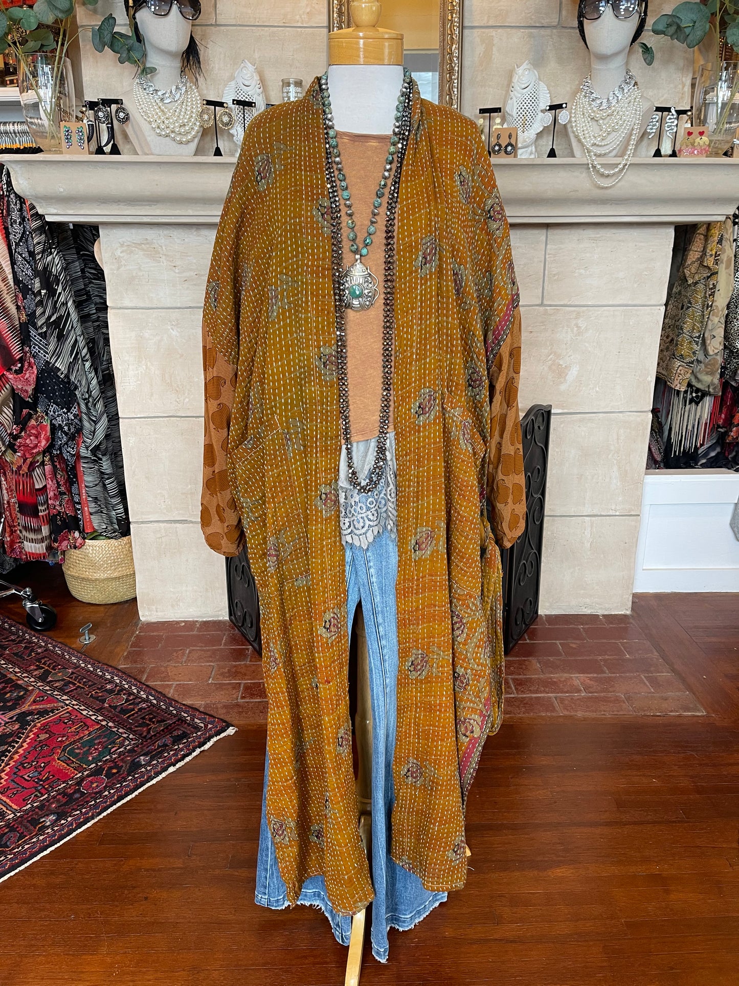 Caravan Duster in Golden Flower