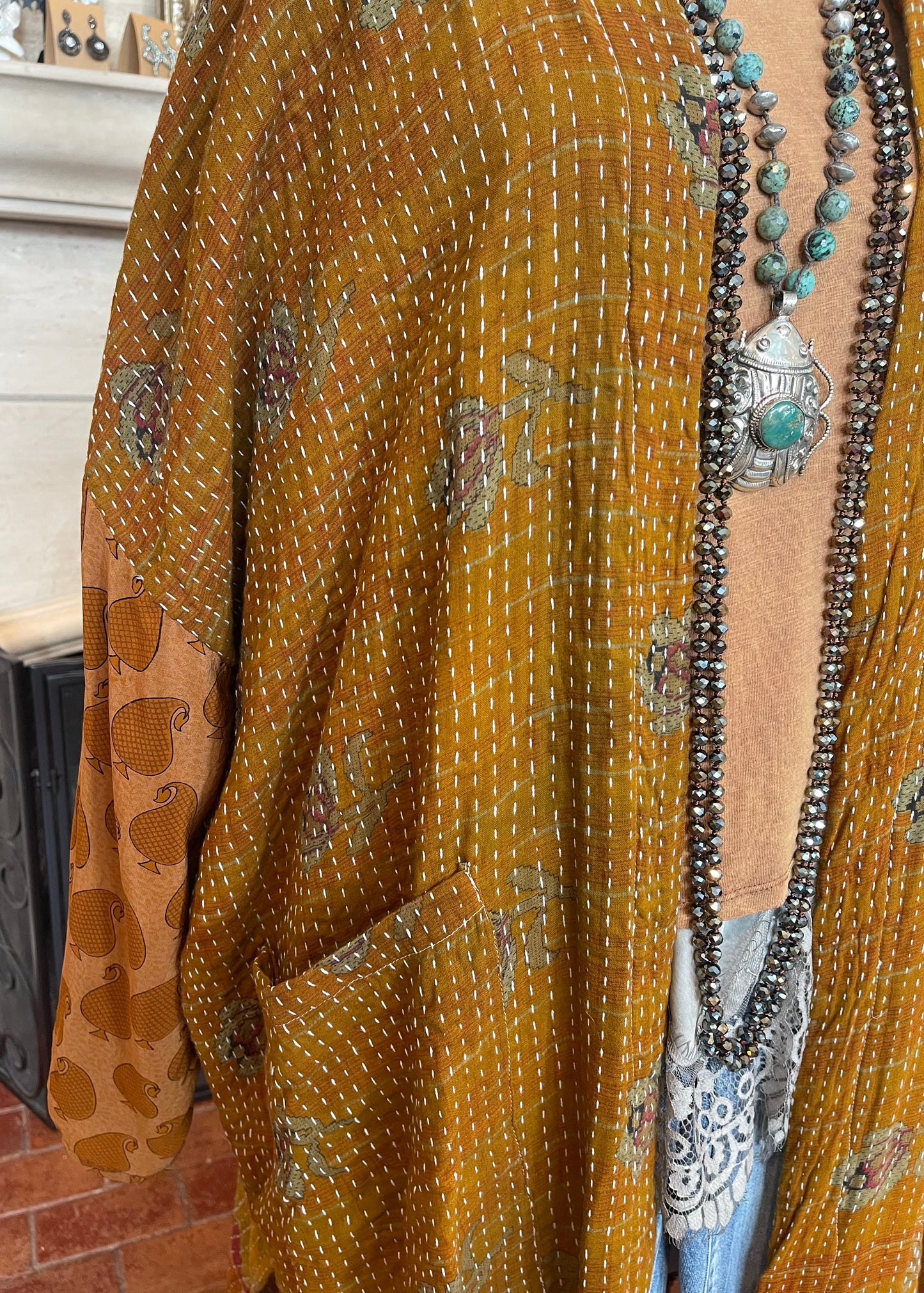 Caravan Duster in Golden Flower