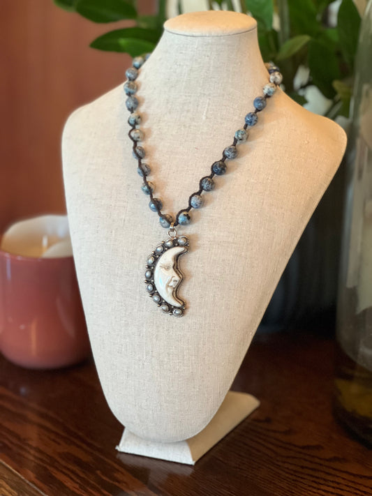 Blue Moon Necklace 1710 – Chateau Bel Age Boutique