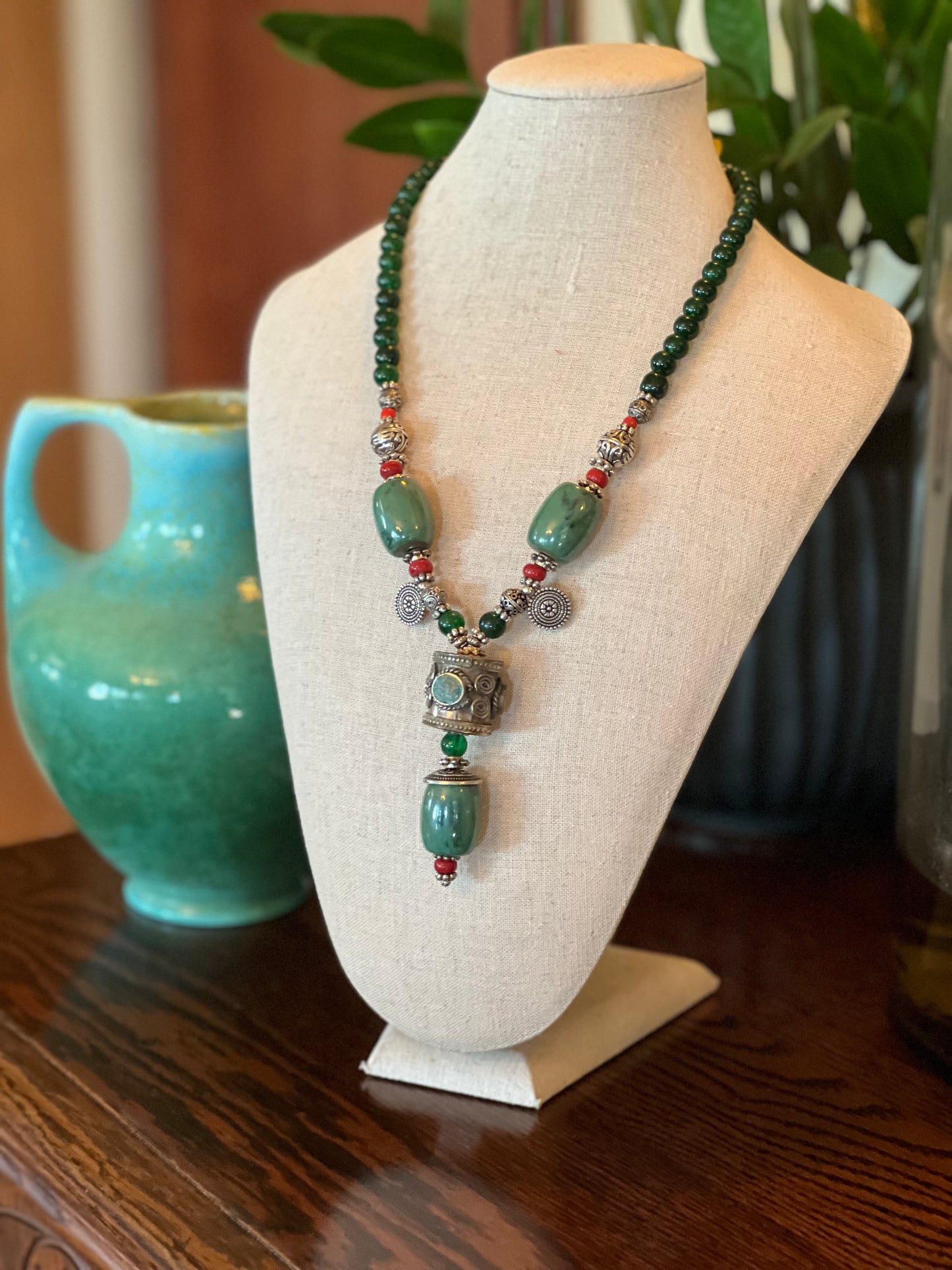 Jaded Traveler Necklace – Chateau Bel Age Boutique