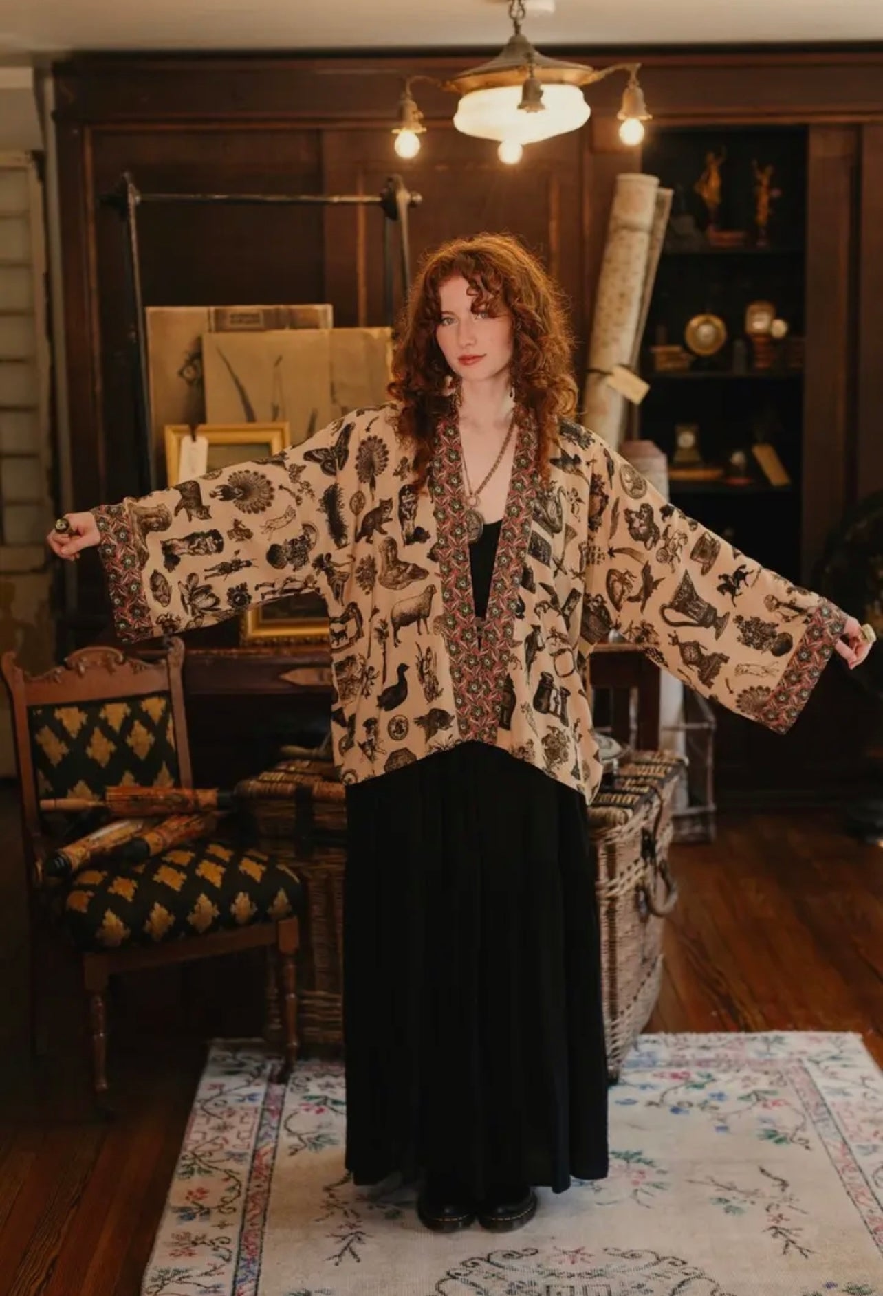 Cropped Kimono in Curiosities