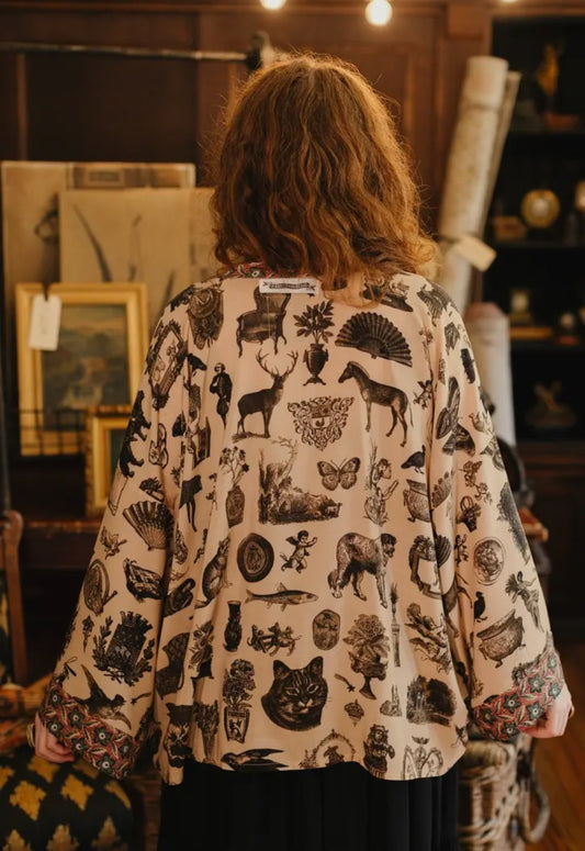 Cropped Kimono in Curiosities