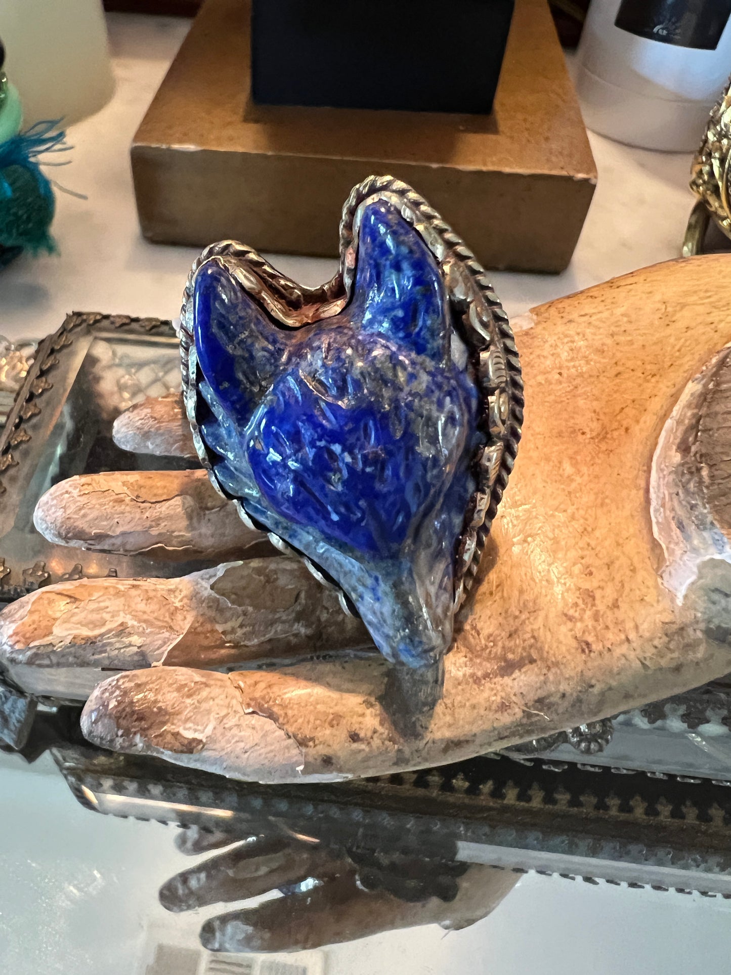 Wolf Lapis Ring 232