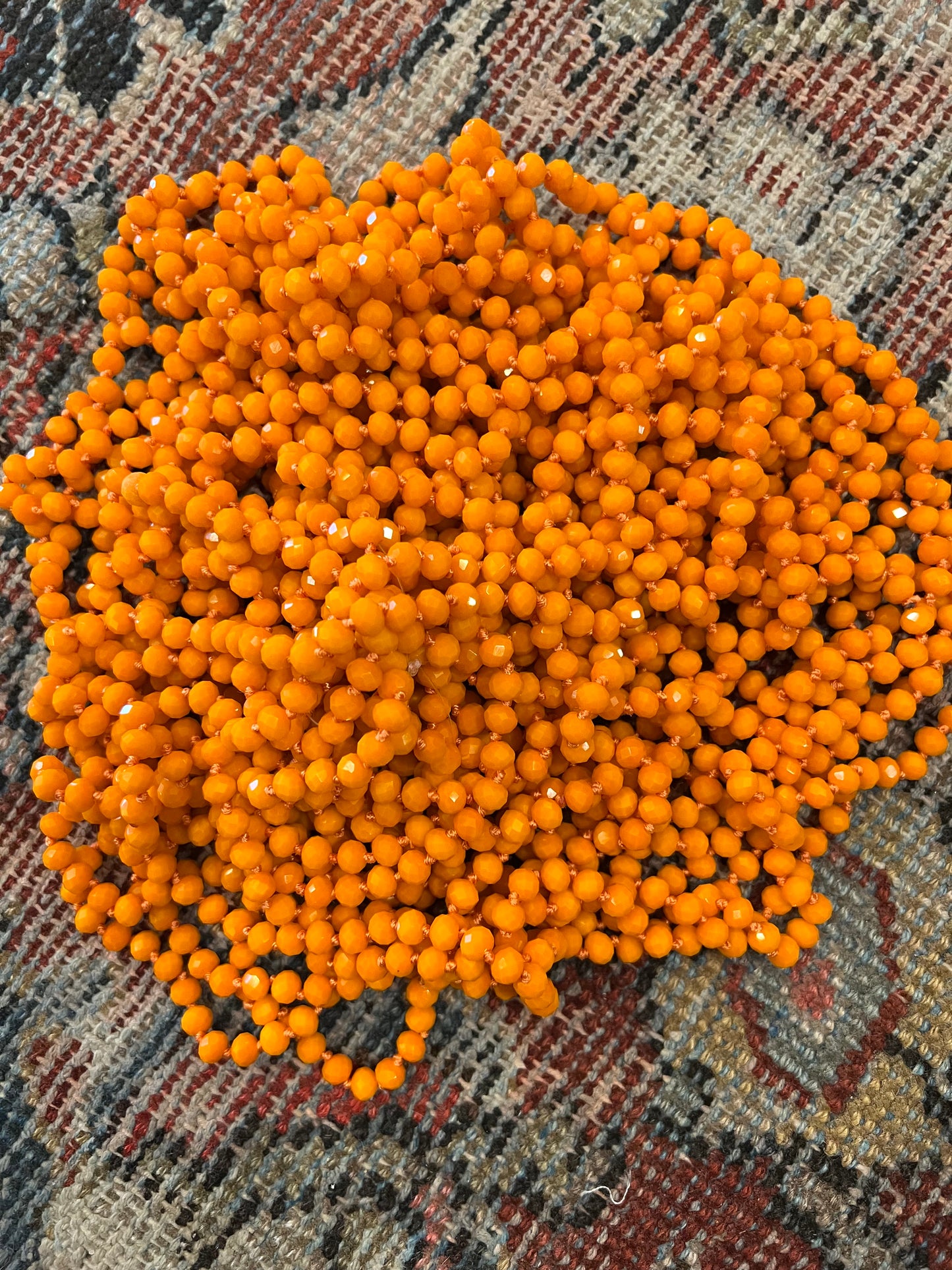 Crystal Strand in Tangerine