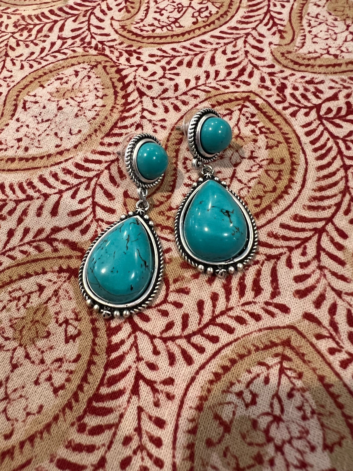 Southwest Teardrop Earrings