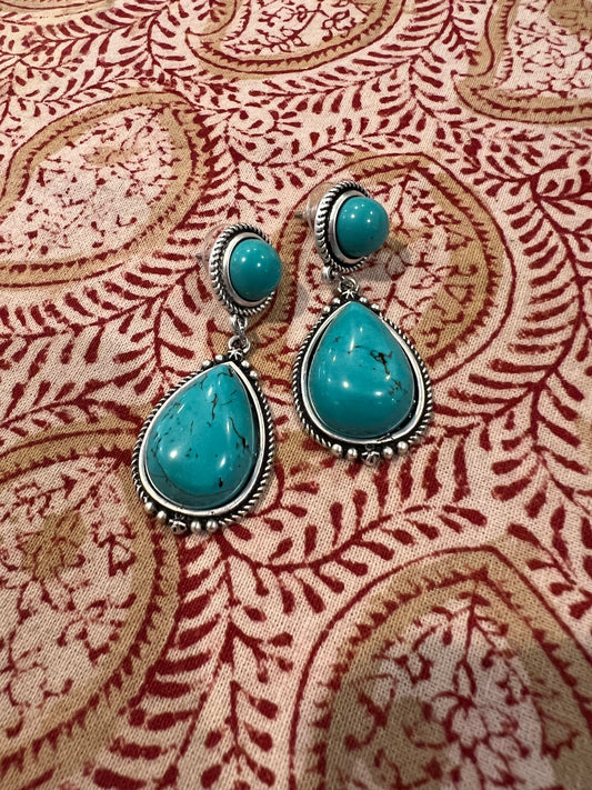 Southwest Teardrop Earrings