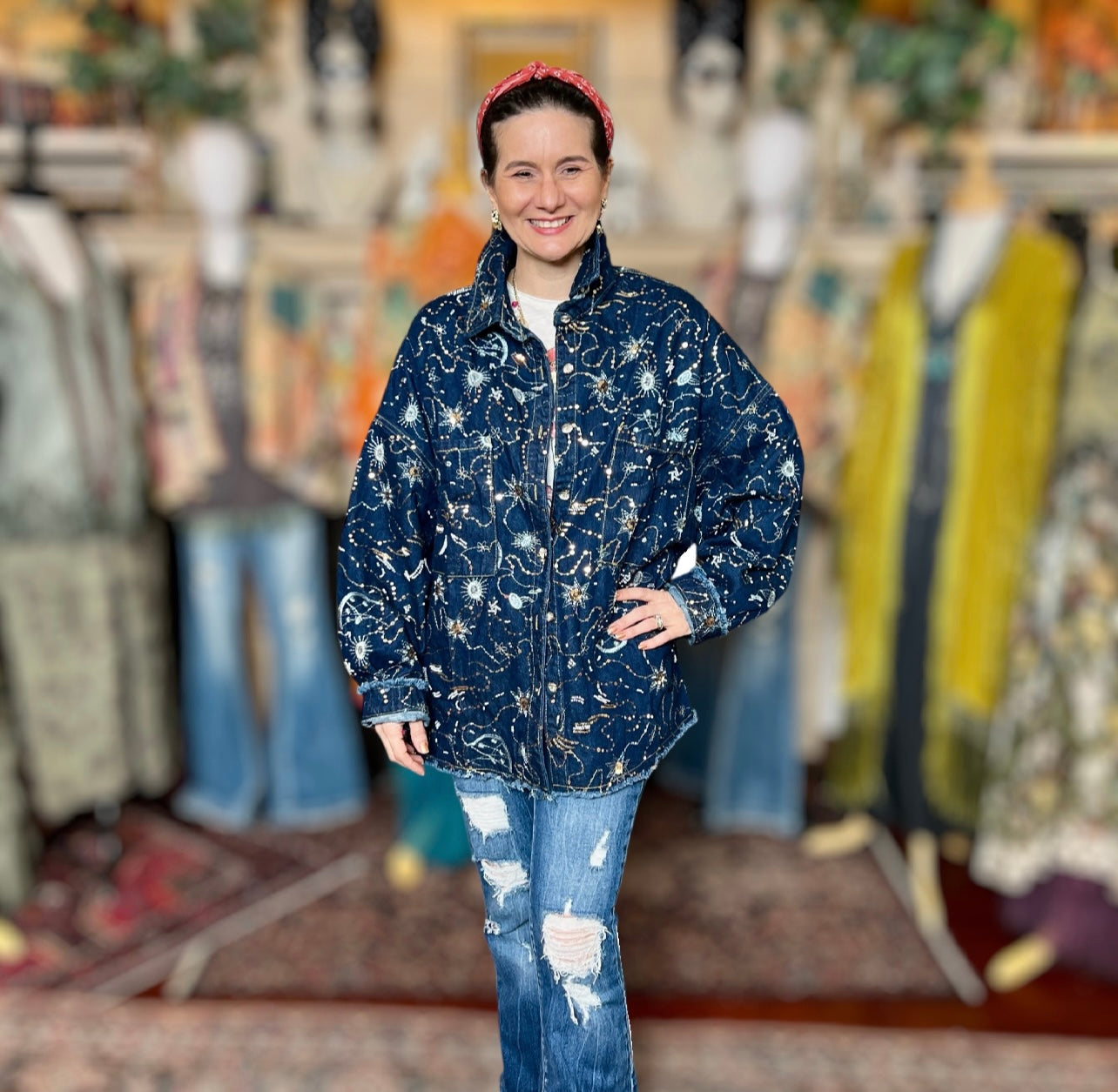 Constellation Denim Jacket