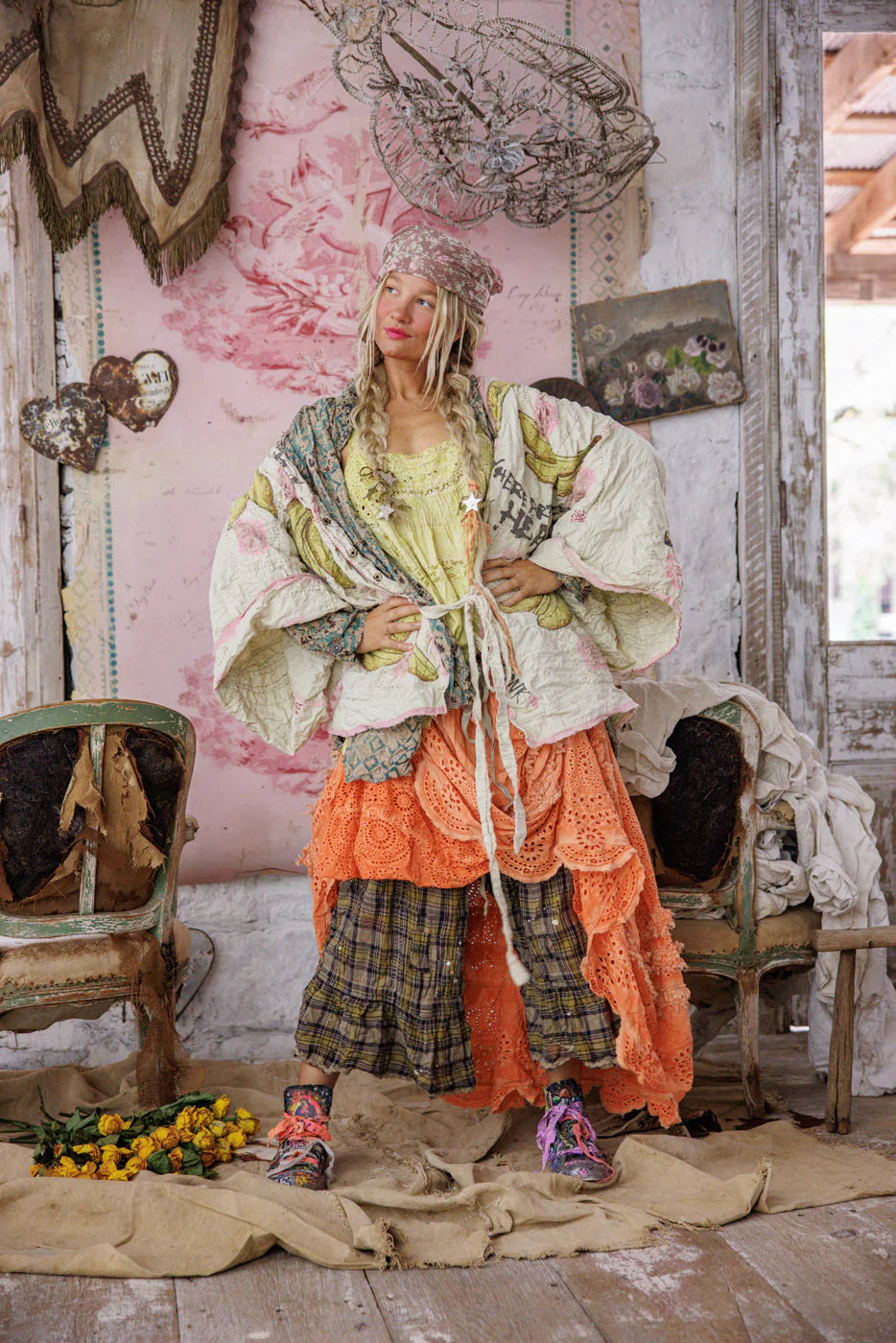 Banana Funk N Junk Kimono 1322 in Kiss Molly by MPearl