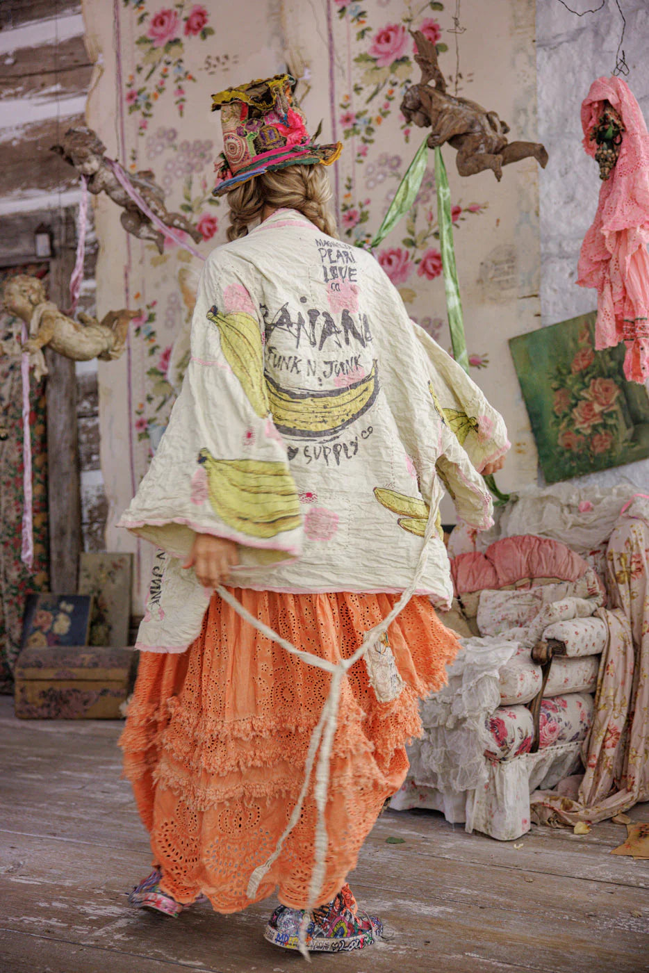 Banana Funk N Junk Kimono 1322 in Kiss Molly by MPearl