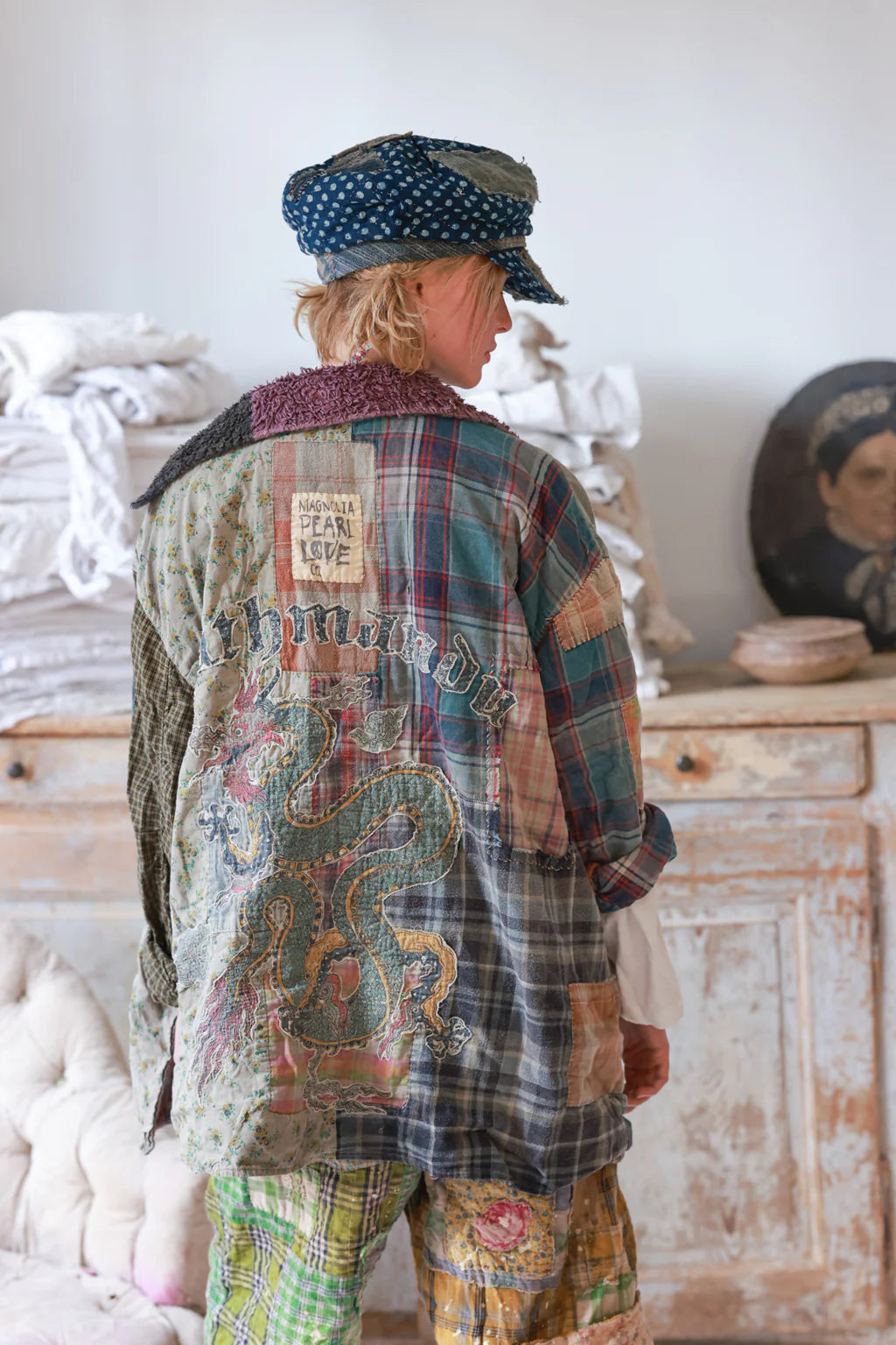 Magnolia Pearl European Cotton Patchwork Kathmandu Jacket