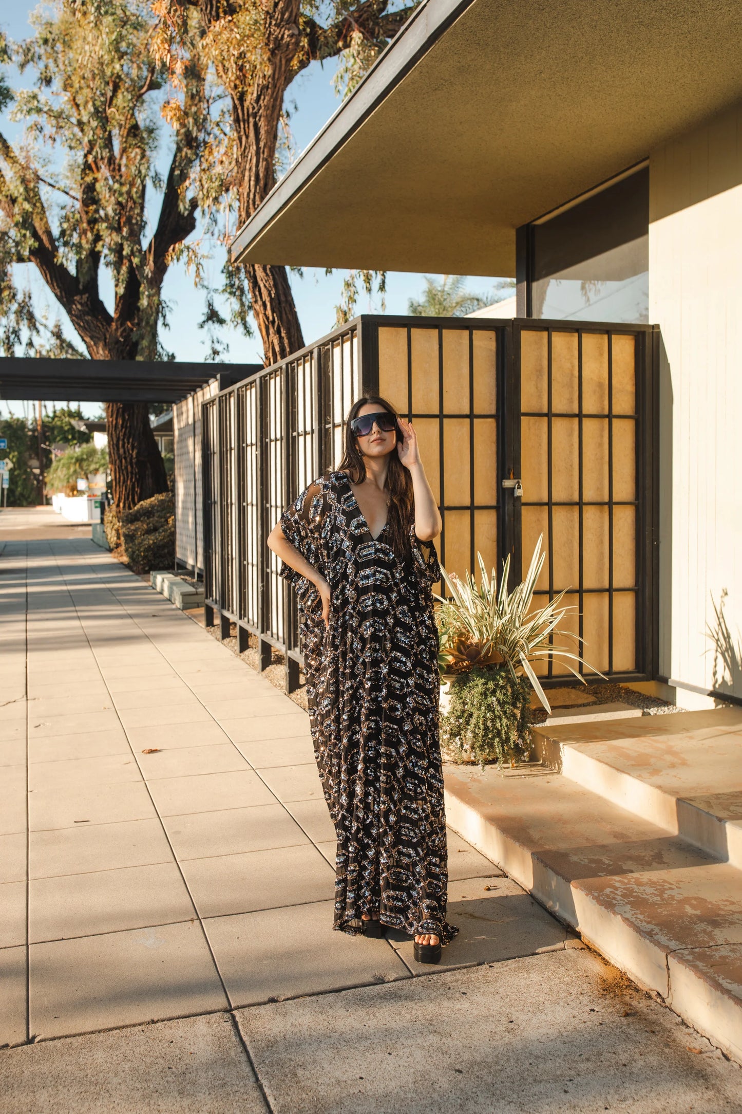 Lexicon Diamante Caftan by Jennafer Grace