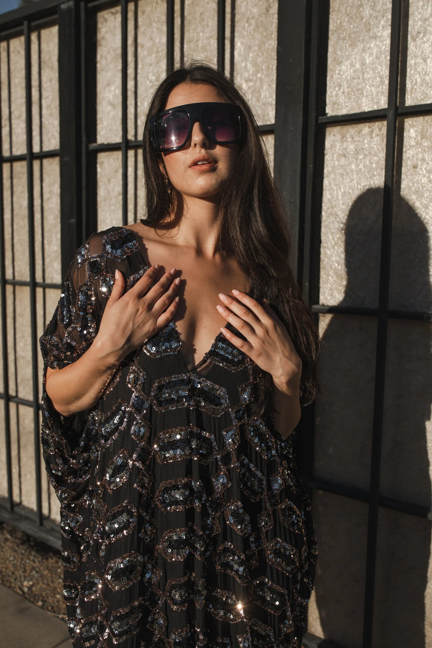 Lexicon Diamante Caftan by Jennafer Grace