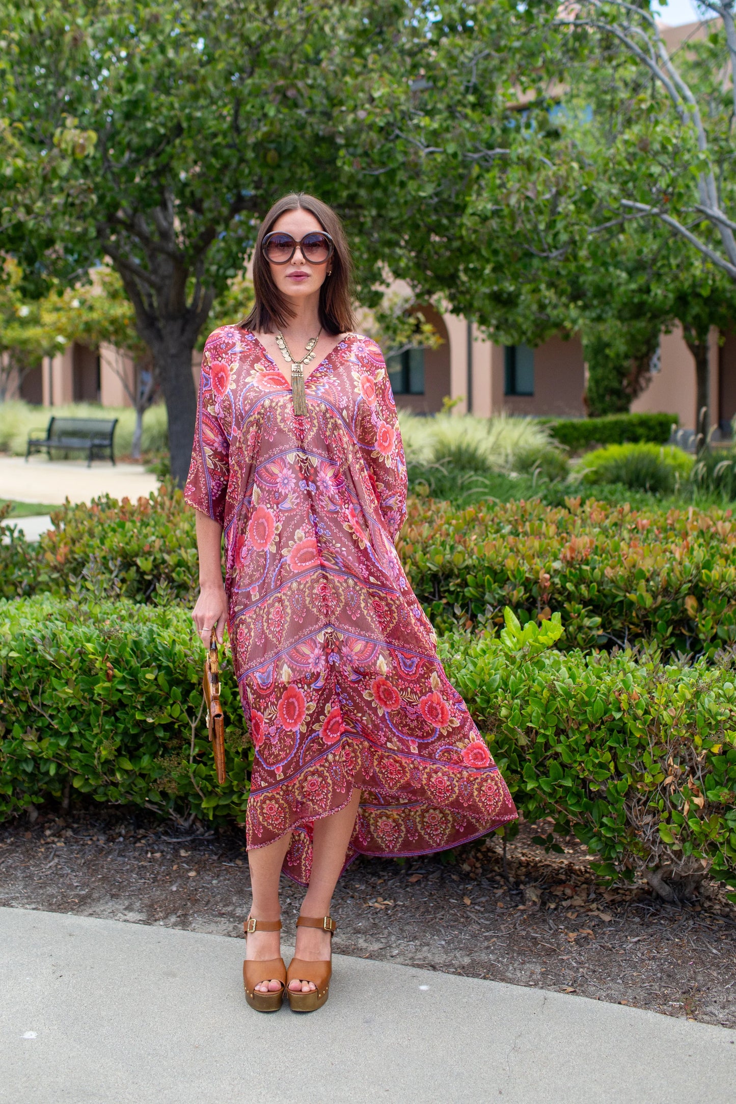 Lorraine Rose Paisley Caftan by JGrace
