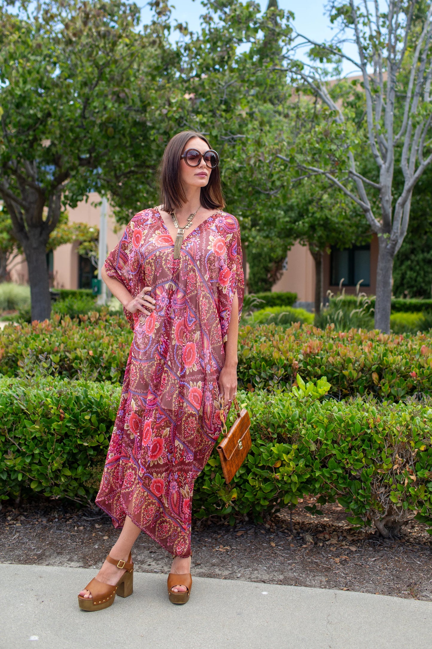 Lorraine Rose Paisley Caftan by JGrace