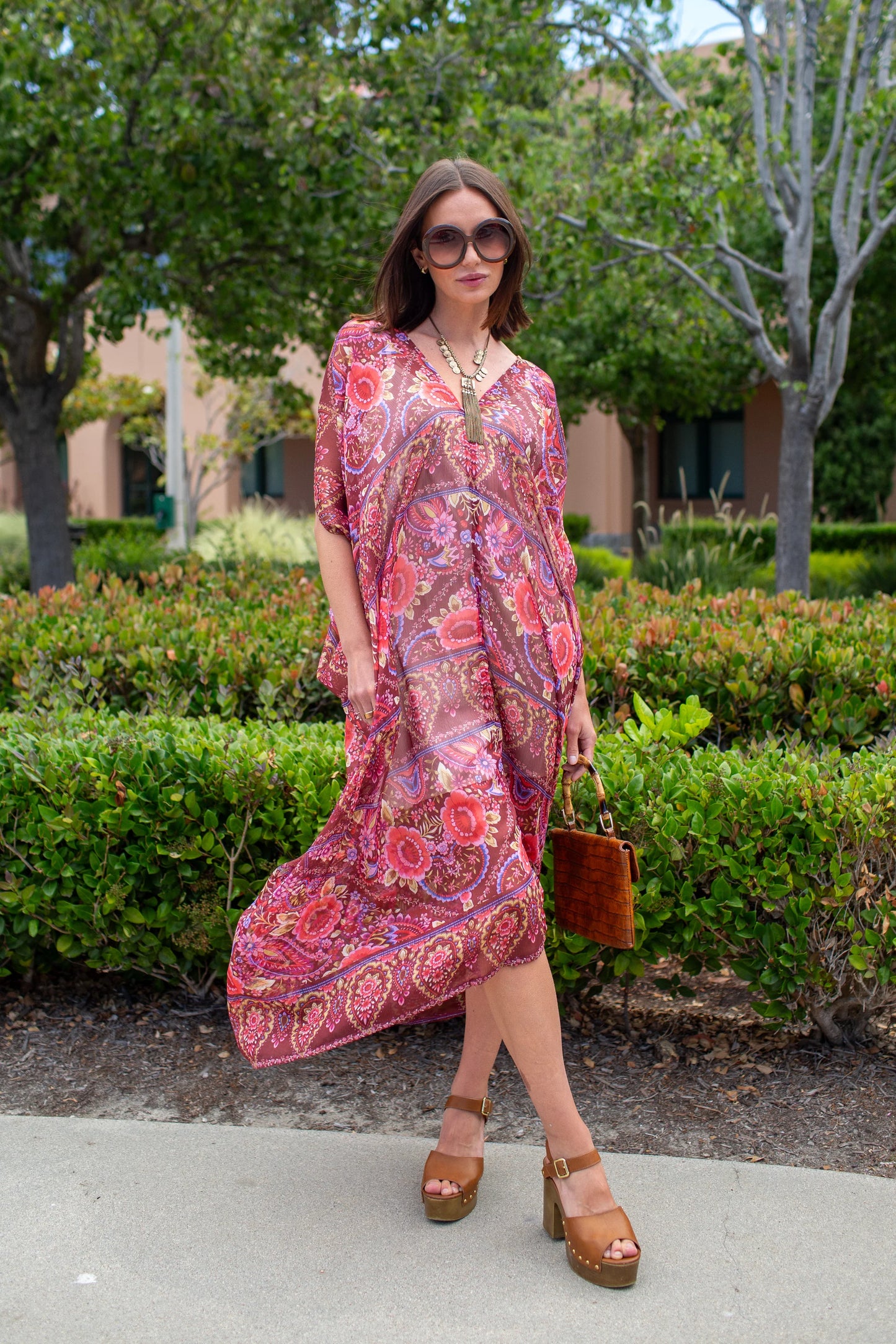 Lorraine Rose Paisley Caftan by JGrace