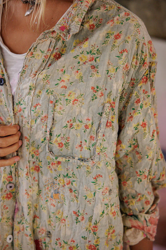 Floral Adison Workshirt Top 2550 in Heritage by MP
