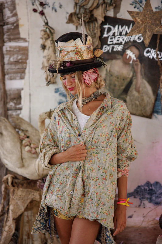 Floral Adison Workshirt Top 2550 in Heritage by MP