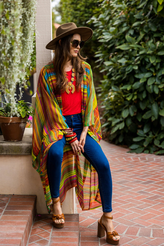 Malecon Nuevo Kimono by Jennafer Grace