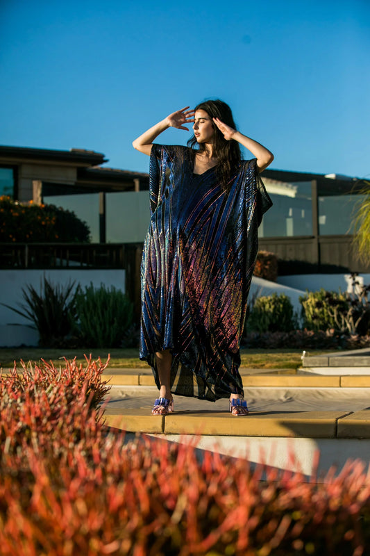 Midnight Lotus Caftan by Jennafer Grace