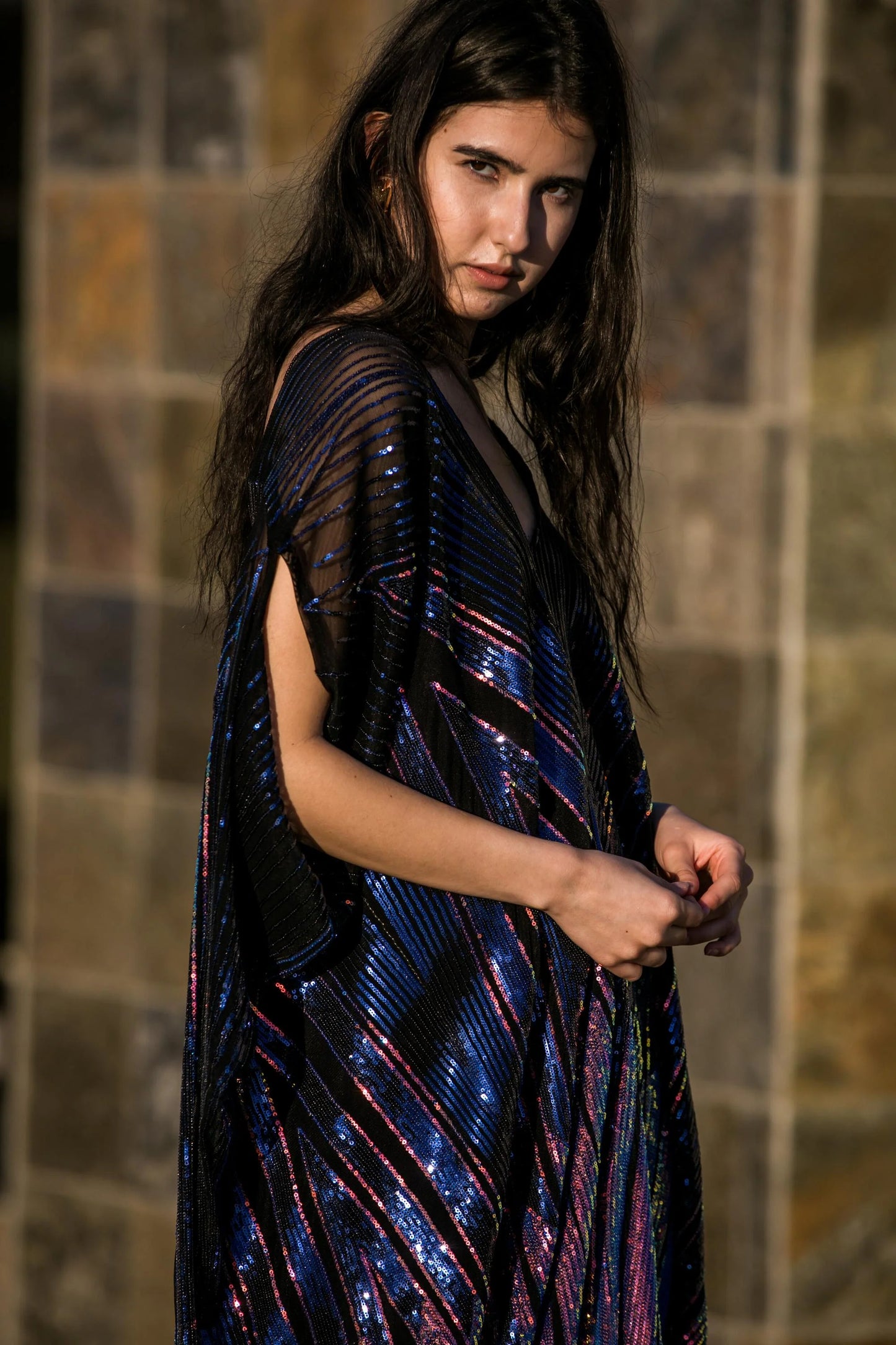 Midnight Lotus Caftan by Jennafer Grace