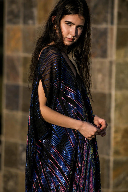 Midnight Lotus Caftan by Jennafer Grace