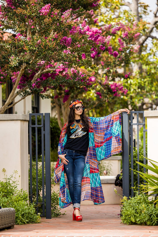 Nu Tartan Kimono by Jennafer Grace