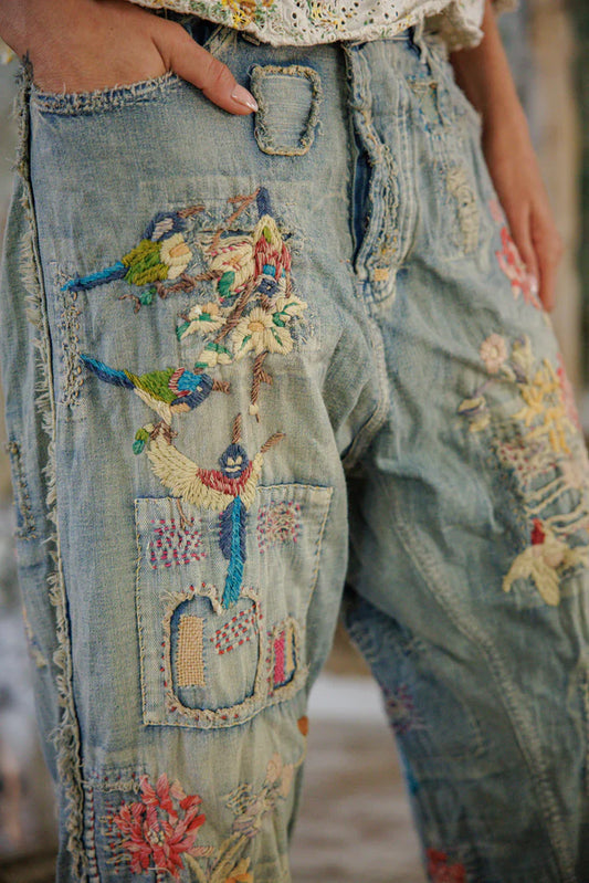 Hummingbird Miner Denims 907 in Faded Indigo by Magnolia Pearl