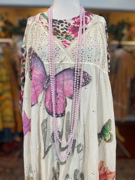 Crystal in Pink Clouds