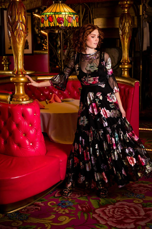 Photosynthesis Ruffle Dress by Jennafer Grace