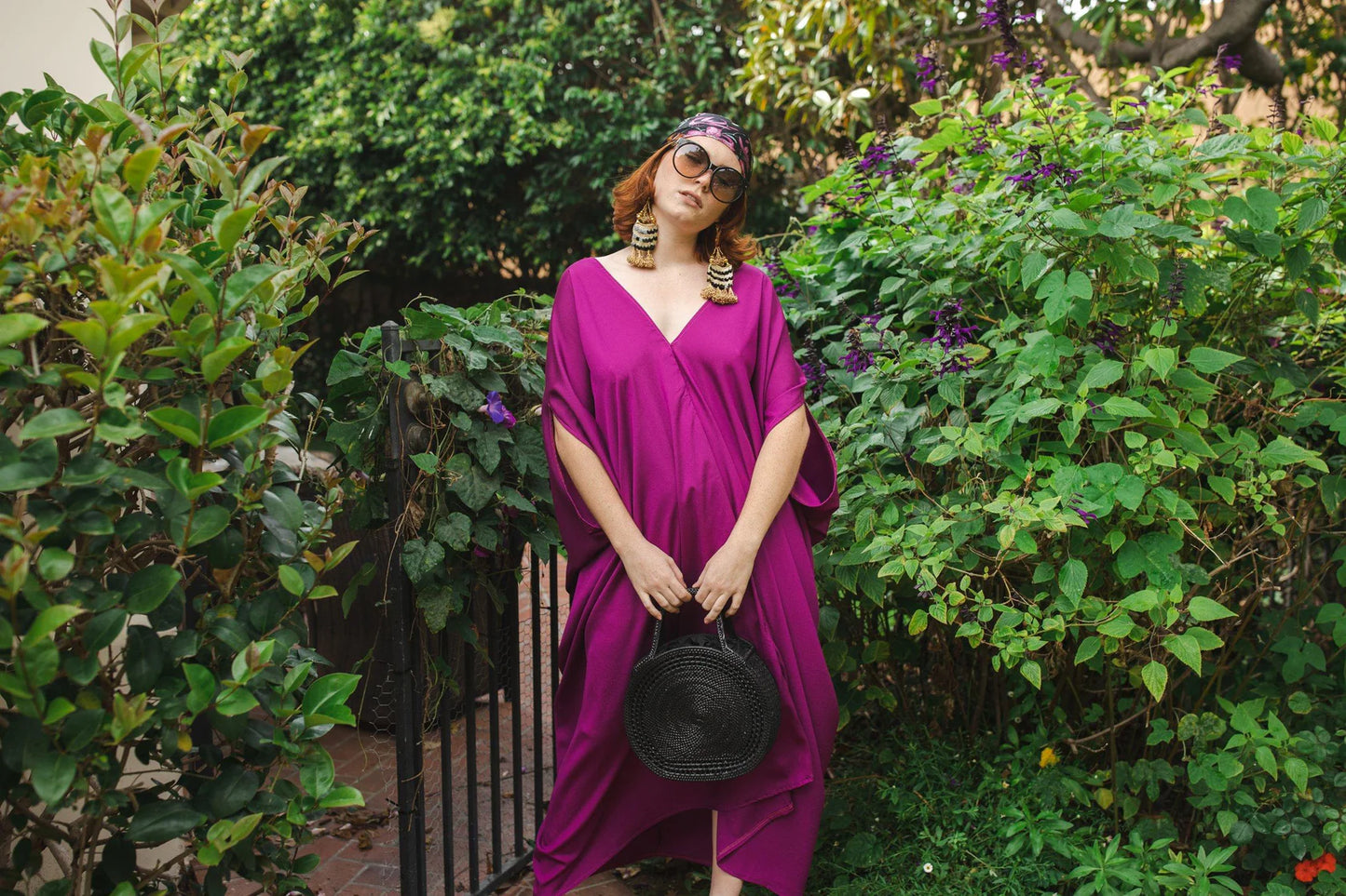 Raspberry Caftan by Jennafer Grace