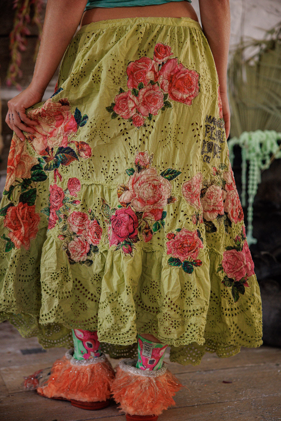 Eyelet Lala Skirt 249 in Yuzu by MPearl