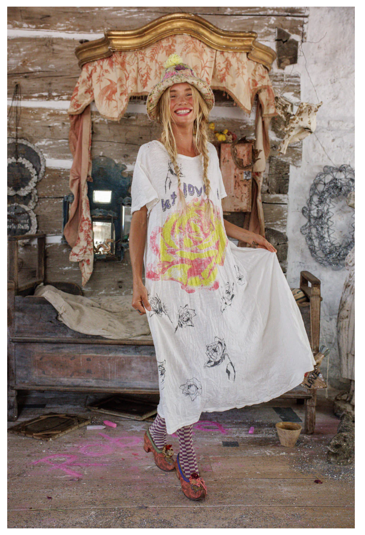 Let Love In Tee Dress 1474 True by Magnolia Pearl