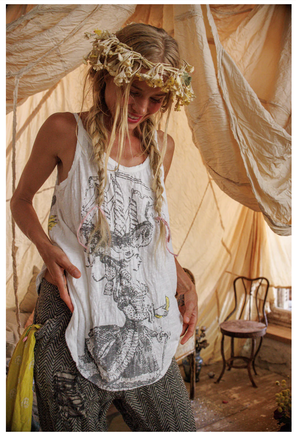Bananas Por Vida Lana Tank 423 True by Magnolia Pearl