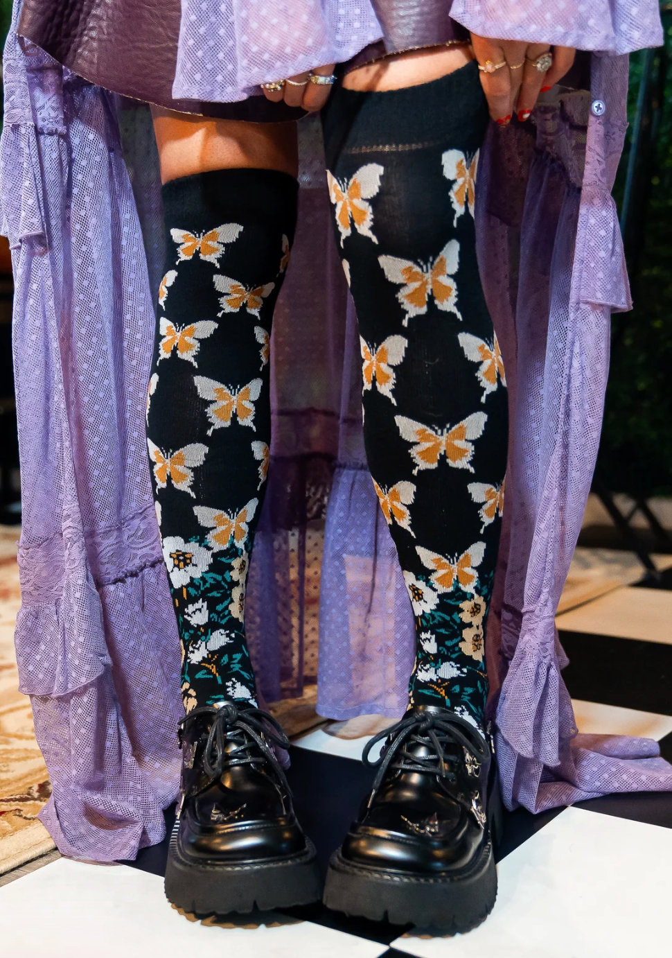 Cozy Butterscotch Knee High Socks