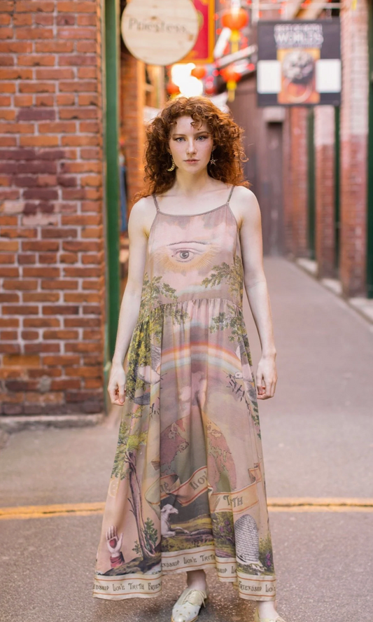 In Rainbows Slip Dress