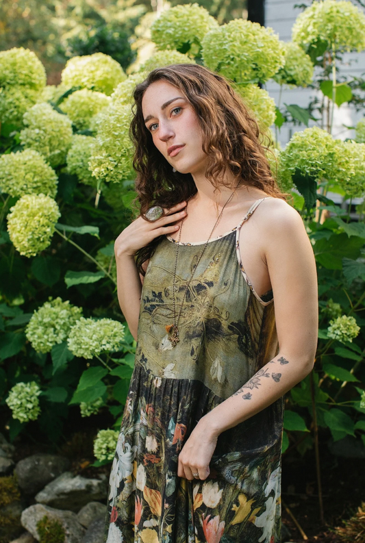 I Dream in Flowers Boheme Slip Dress – Chateau Bel Age Boutique (view 2)