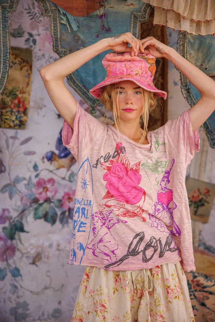 Graphics Tee in Purple Boba 2256 by Magnolia Pearl