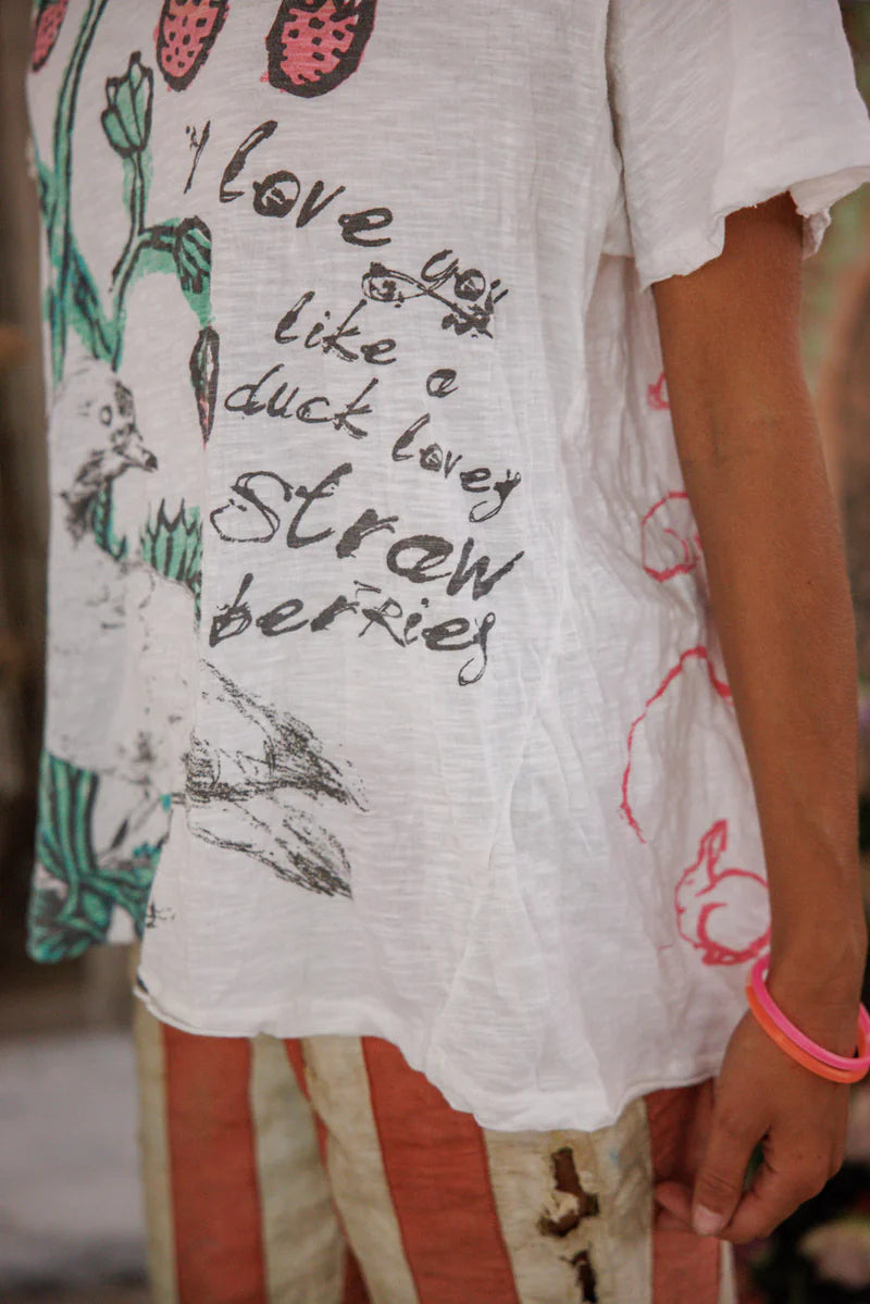 Ducks Love Strawberries 2756 by MPearl