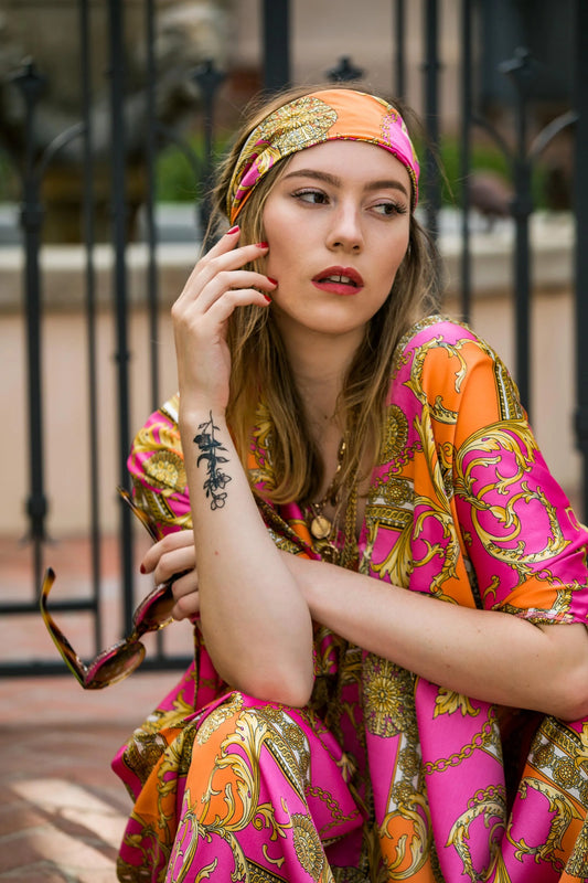 Voglia Rosa Caftan by Jennafer Grace