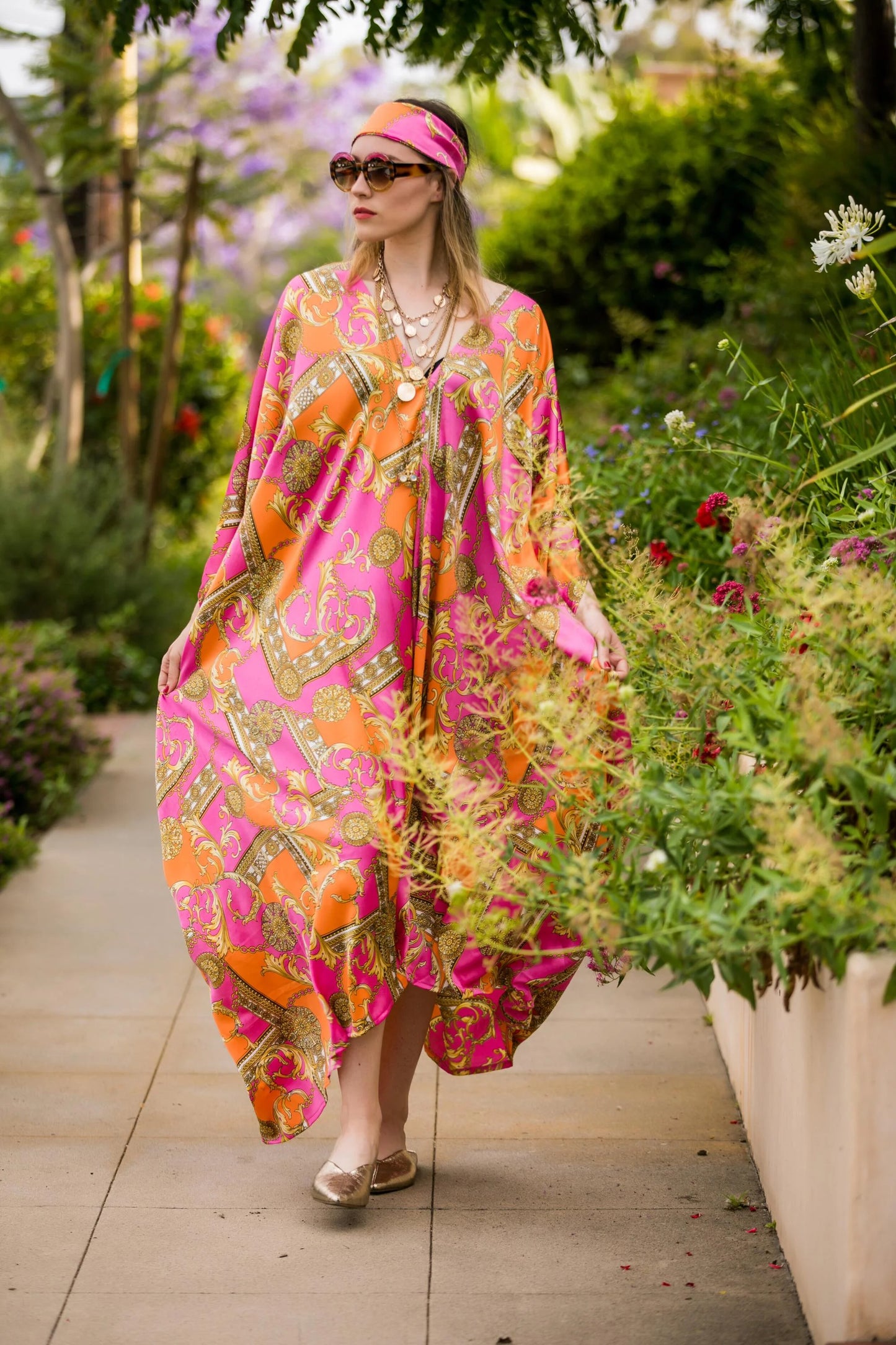Voglia Rosa Caftan by Jennafer Grace