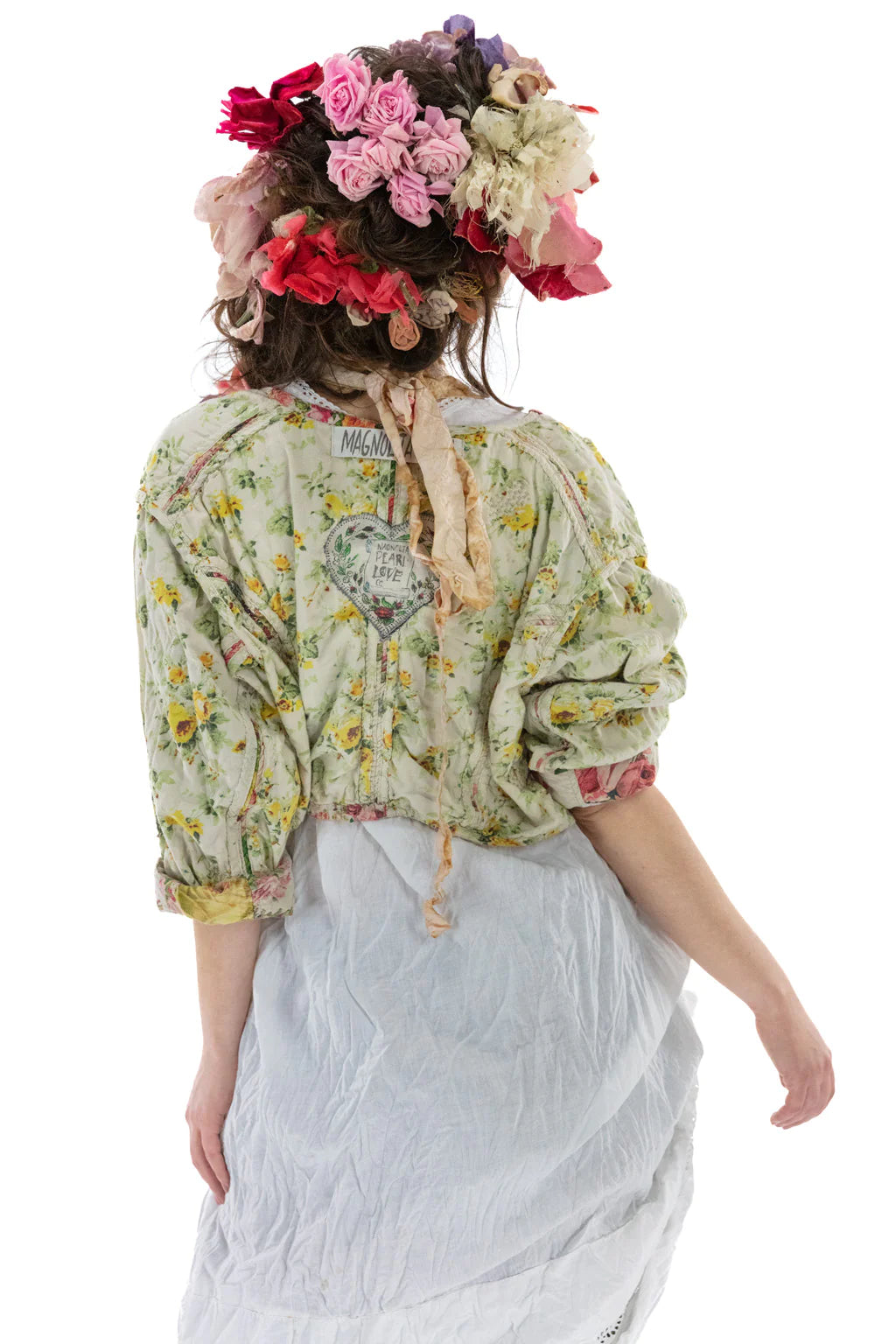 Floral Cropped Leni Jacket by Magnolia Pearl