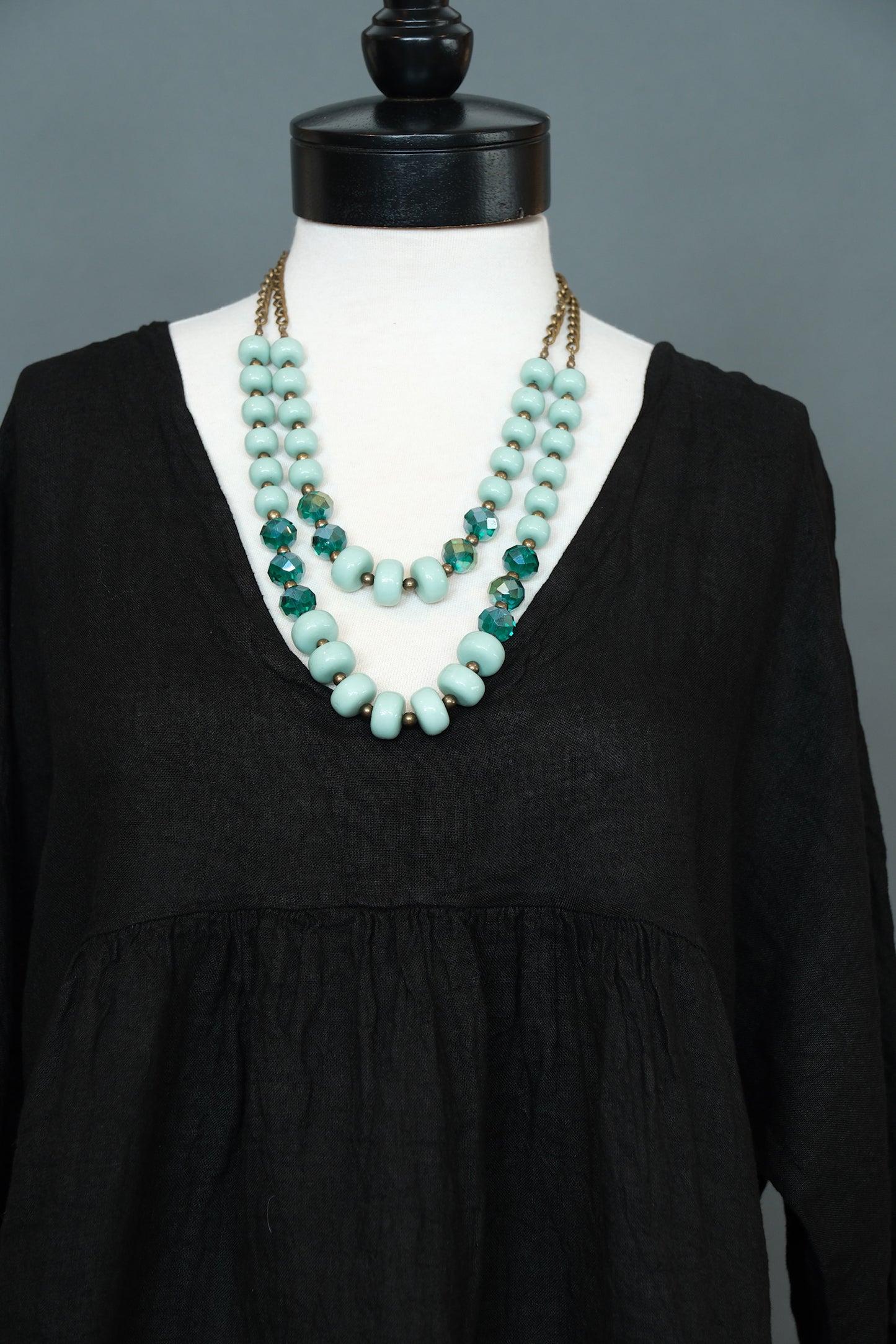 High Tide Necklace in Aqua