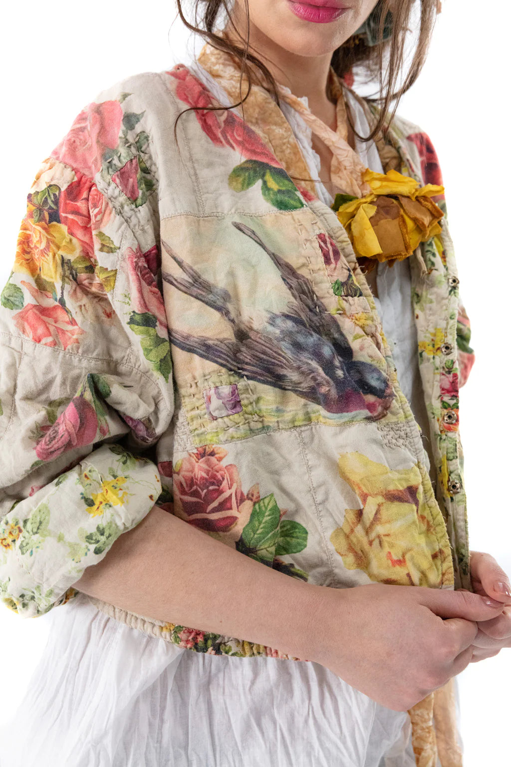 Floral Cropped Leni Jacket by Magnolia Pearl
